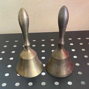Vintage Brass Hand Bells